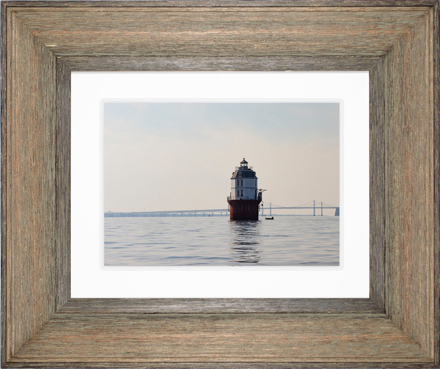 2025 Sandy Point Skipjack Races - Baltimore Harbor Light before the Race