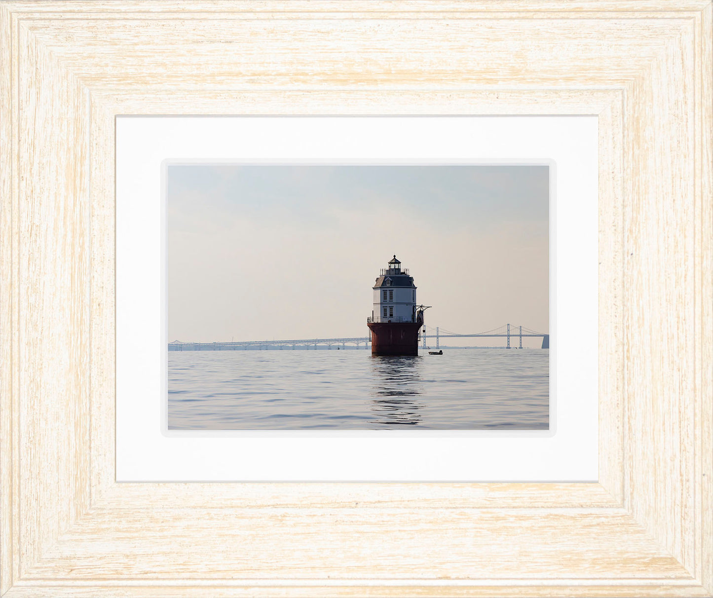 2025 Sandy Point Skipjack Races - Baltimore Harbor Light before the Race