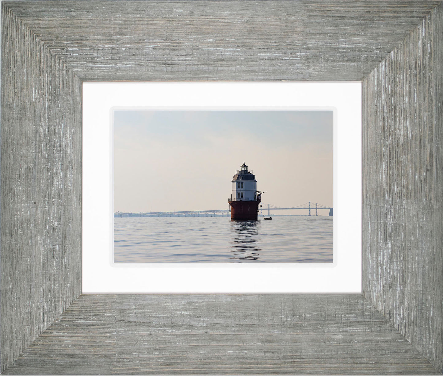 2025 Sandy Point Skipjack Races - Baltimore Harbor Light before the Race