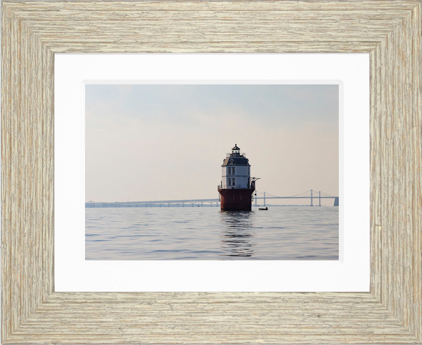 2025 Sandy Point Skipjack Races - Baltimore Harbor Light before the Race
