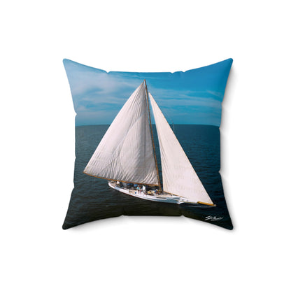 Spun Polyester Square Skipjack Pillow (Ruark)