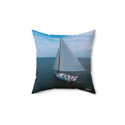 Spun Polyester Square Skipjack Pillow (Dee)