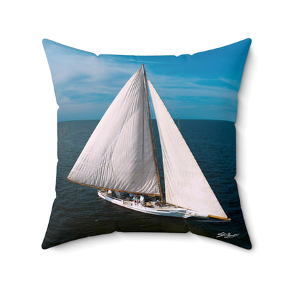 Spun Polyester Square Skipjack Pillow (Ruark)