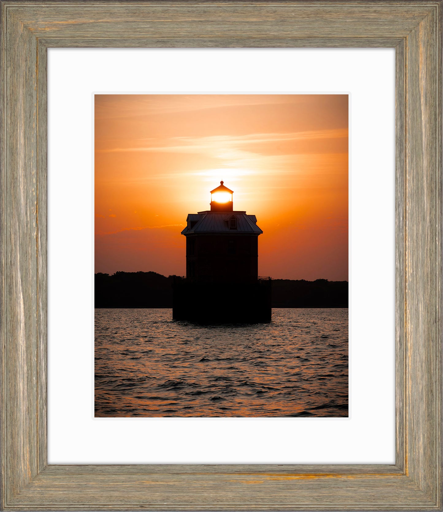 Sunfire Through Sandy Point Light