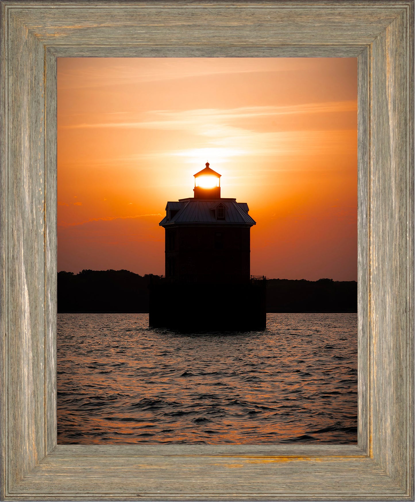 Sunfire Through Sandy Point Light