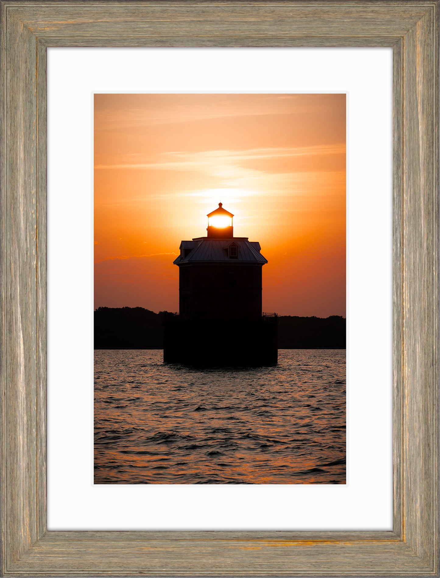 Sunfire Through Sandy Point Light