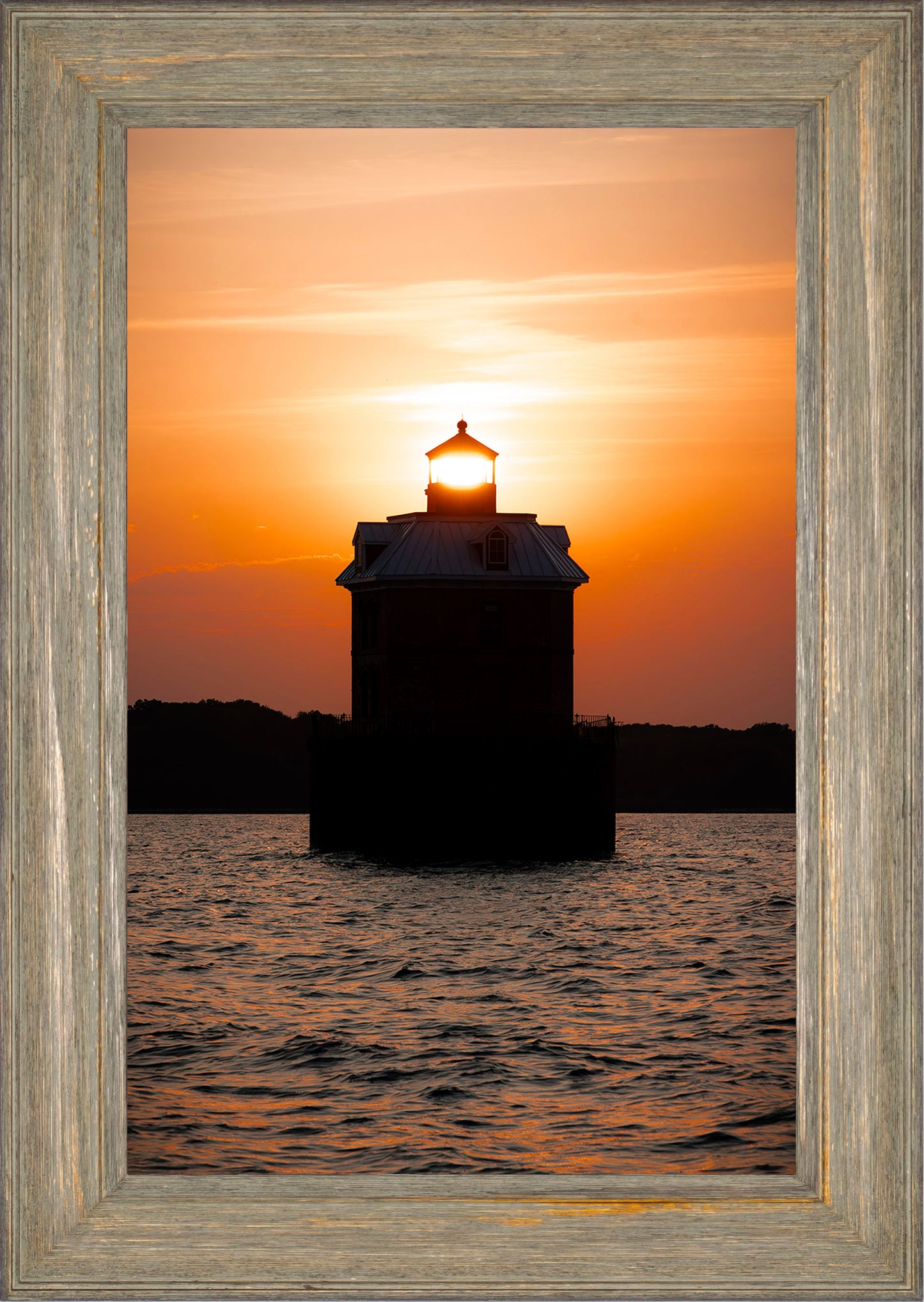 Sunfire Through Sandy Point Light