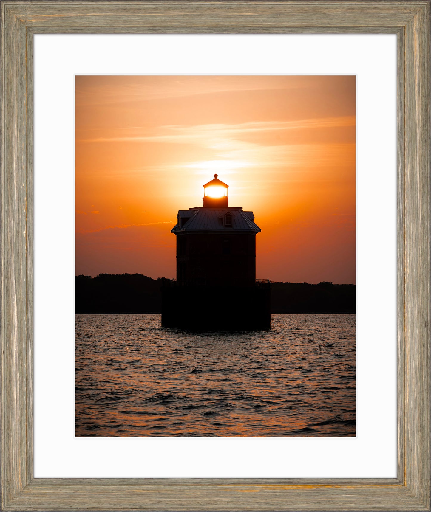 Sunfire Through Sandy Point Light
