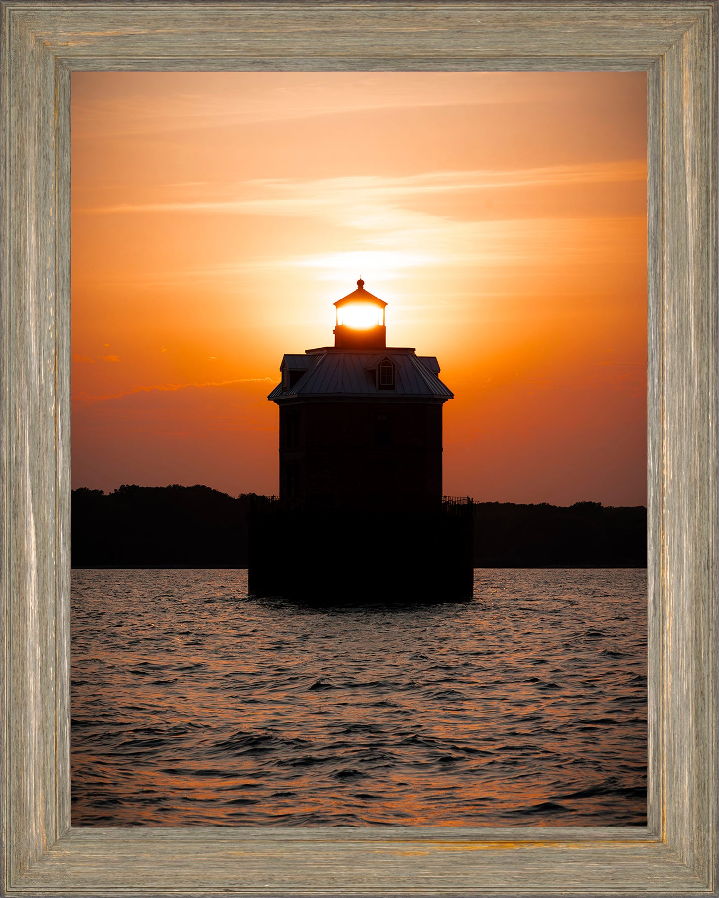 Sunfire Through Sandy Point Light