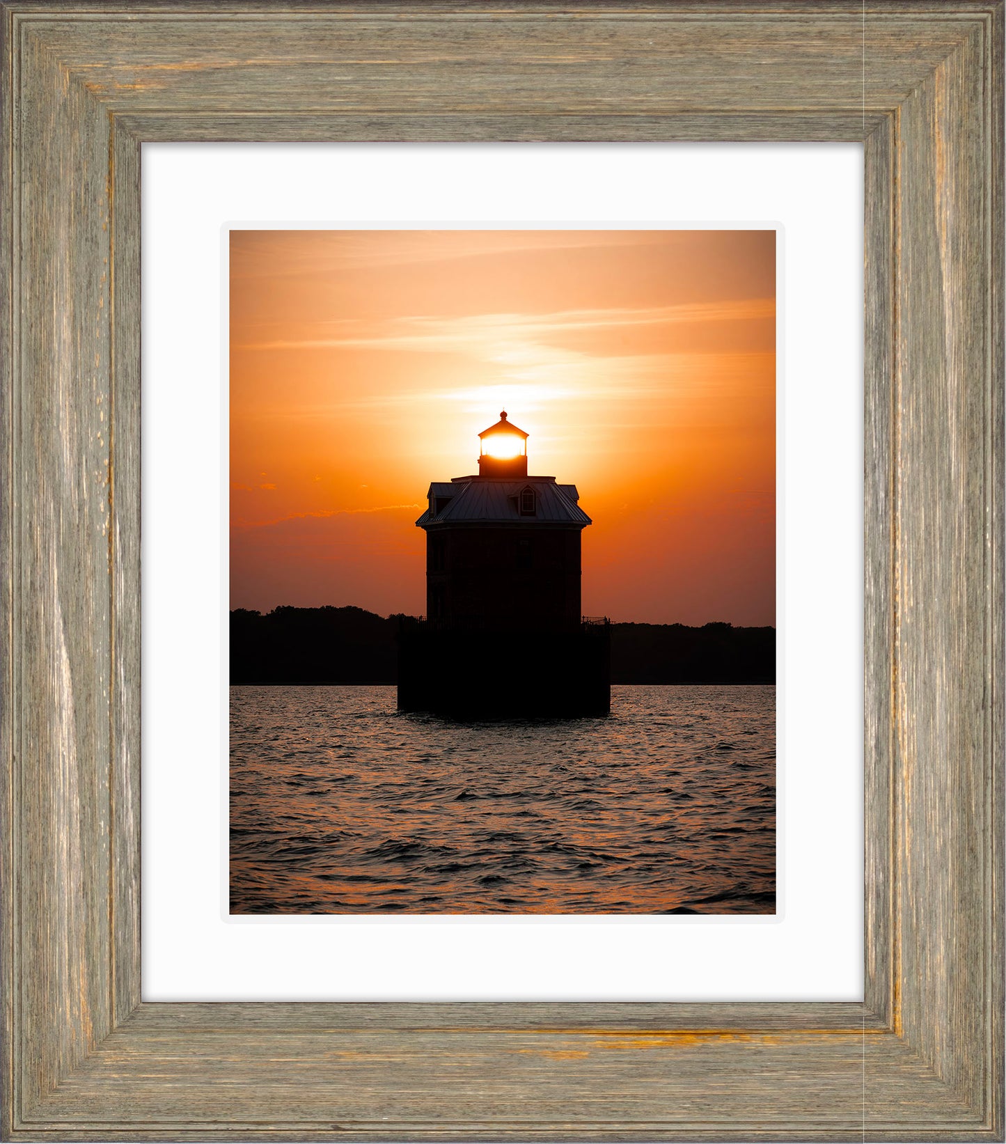 Sunfire Through Sandy Point Light