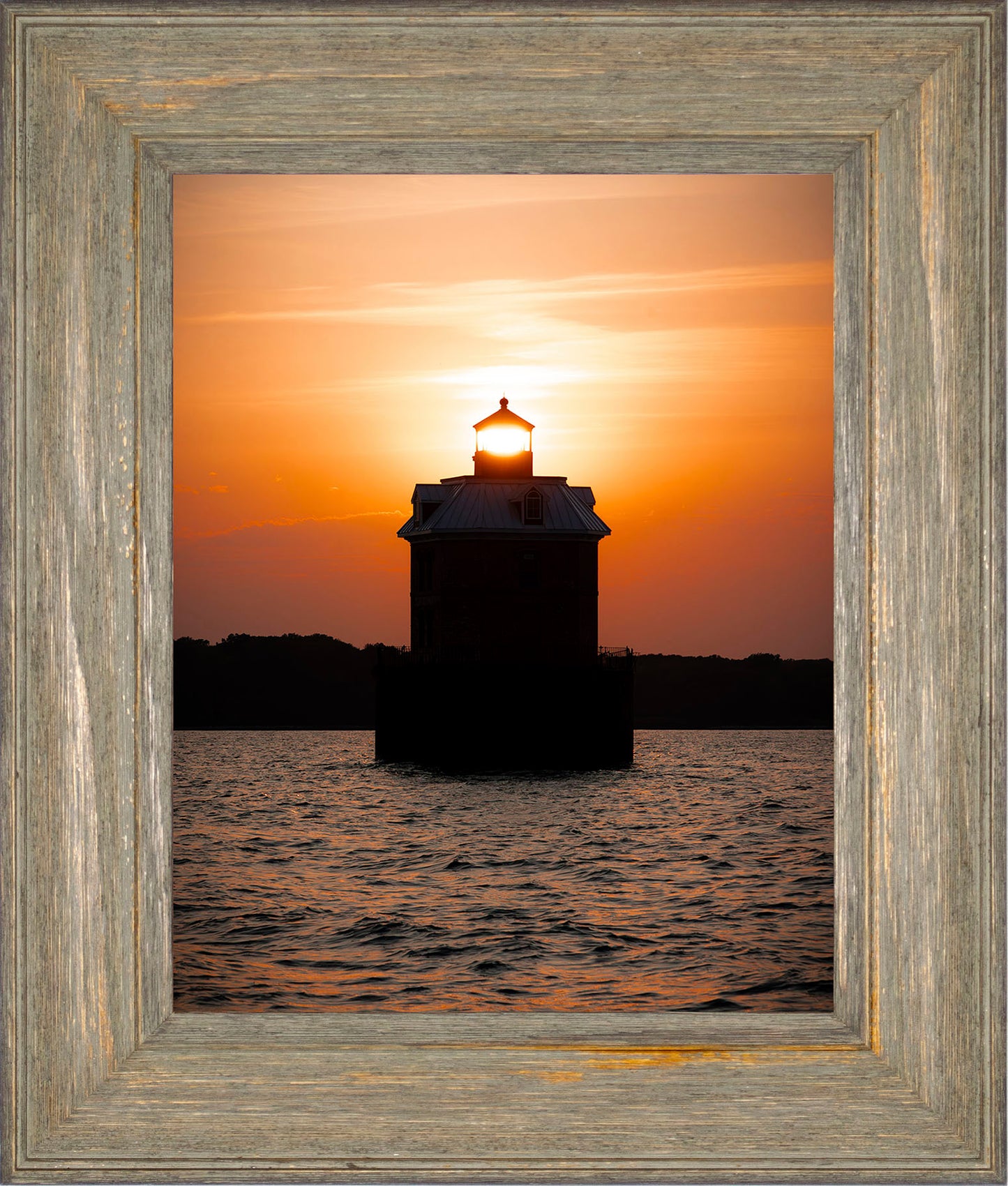Sunfire Through Sandy Point Light