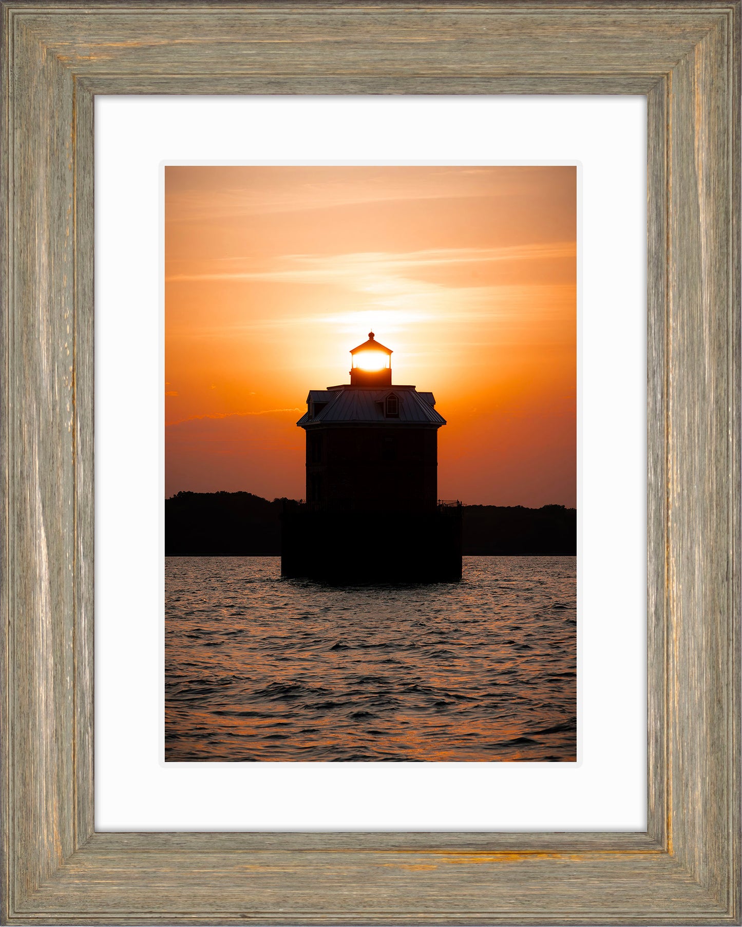 Sunfire Through Sandy Point Light