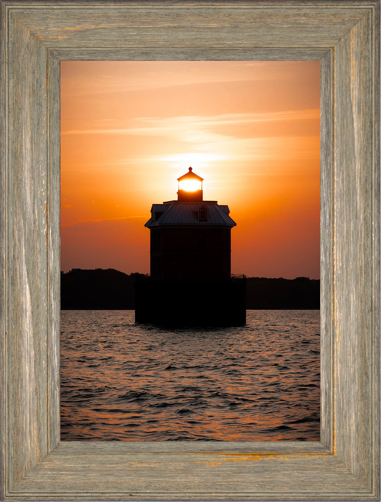 Sunfire Through Sandy Point Light