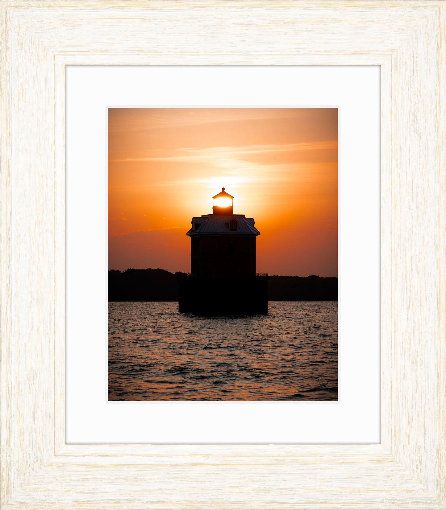 Sunfire Through Sandy Point Light
