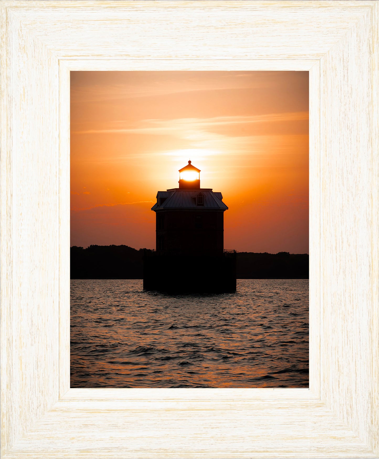 Sunfire Through Sandy Point Light