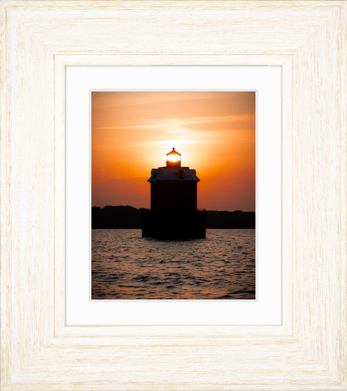 Sunfire Through Sandy Point Light
