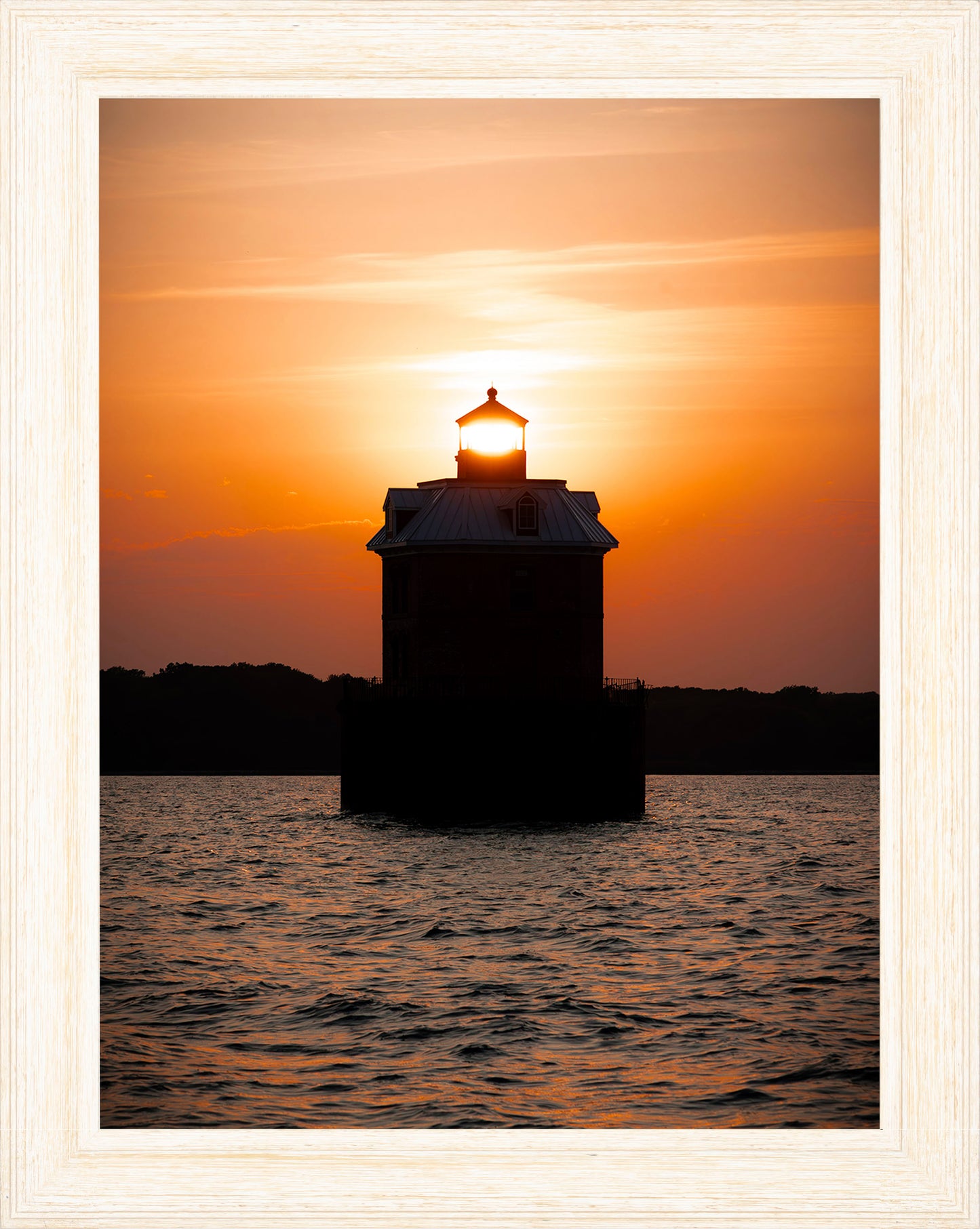 Sunfire Through Sandy Point Light