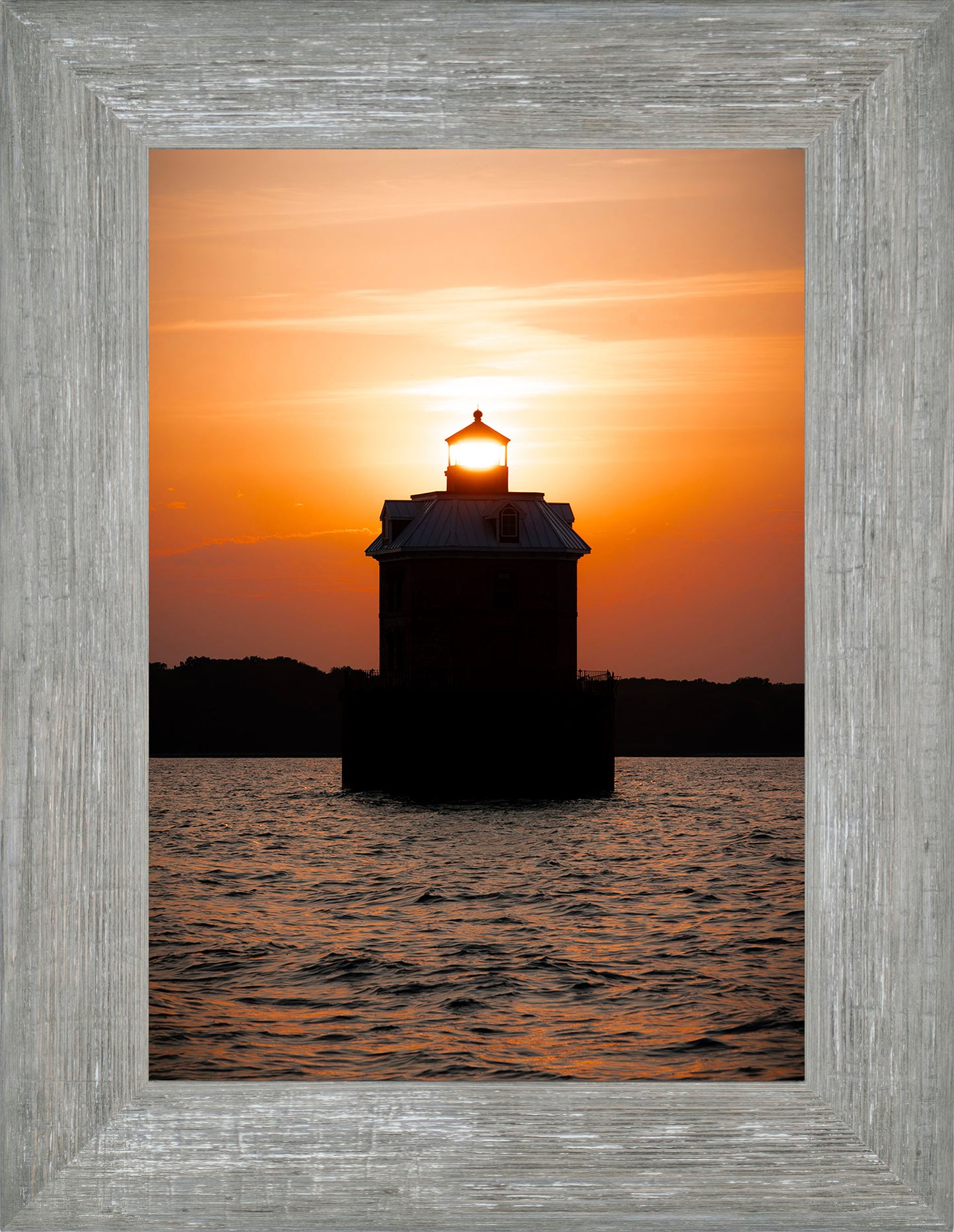 Sunfire Through Sandy Point Light