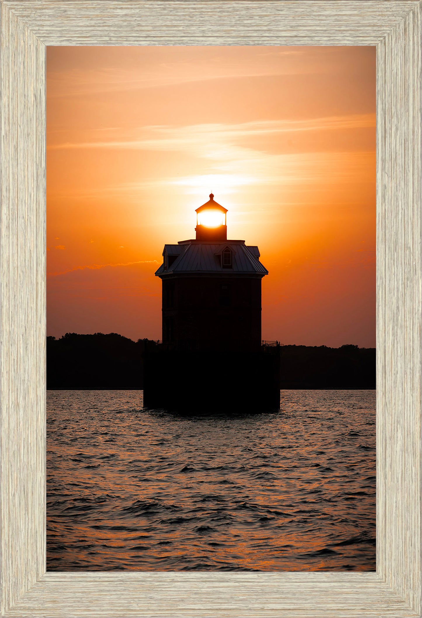Sunfire Through Sandy Point Light