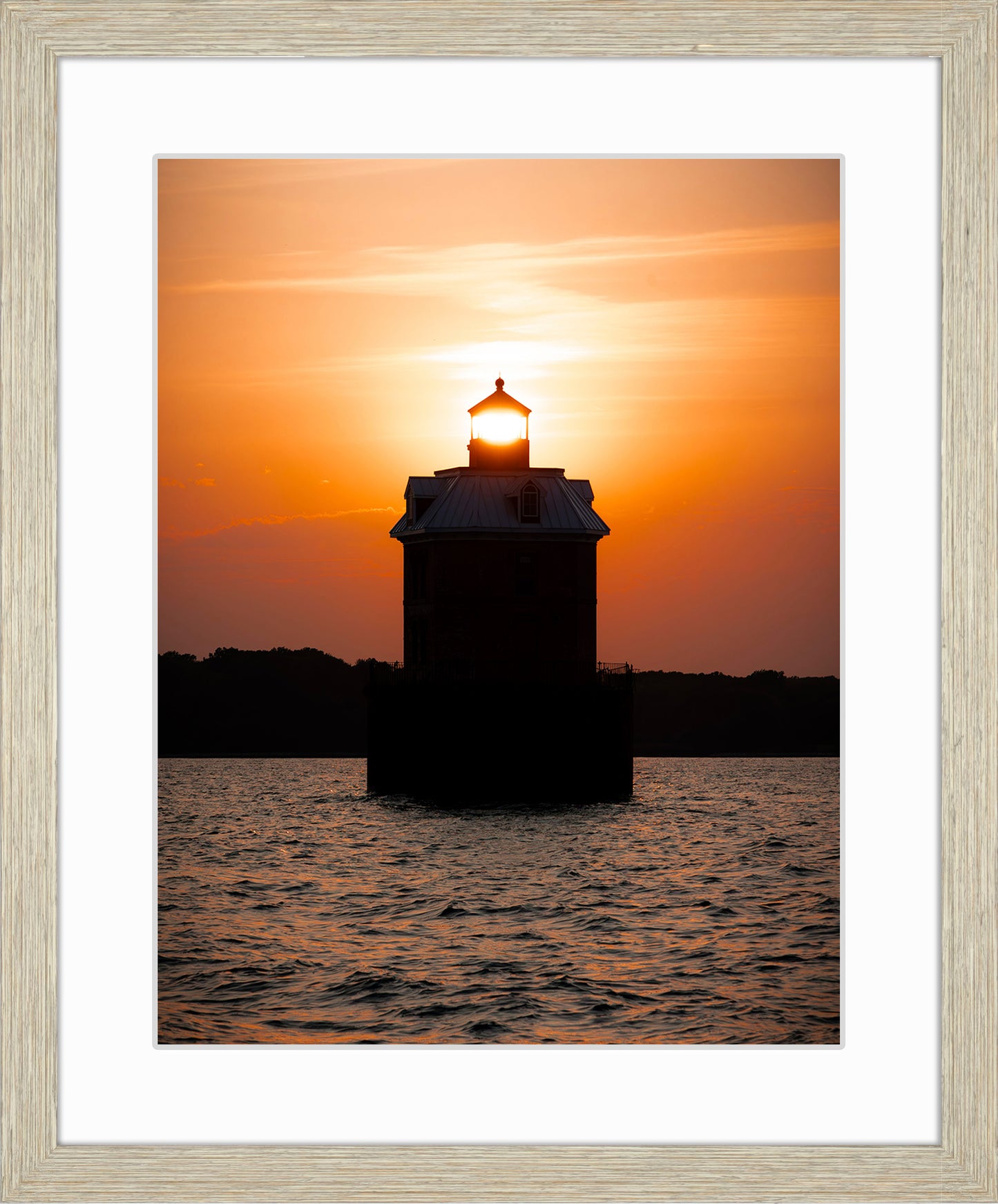 Sunfire Through Sandy Point Light