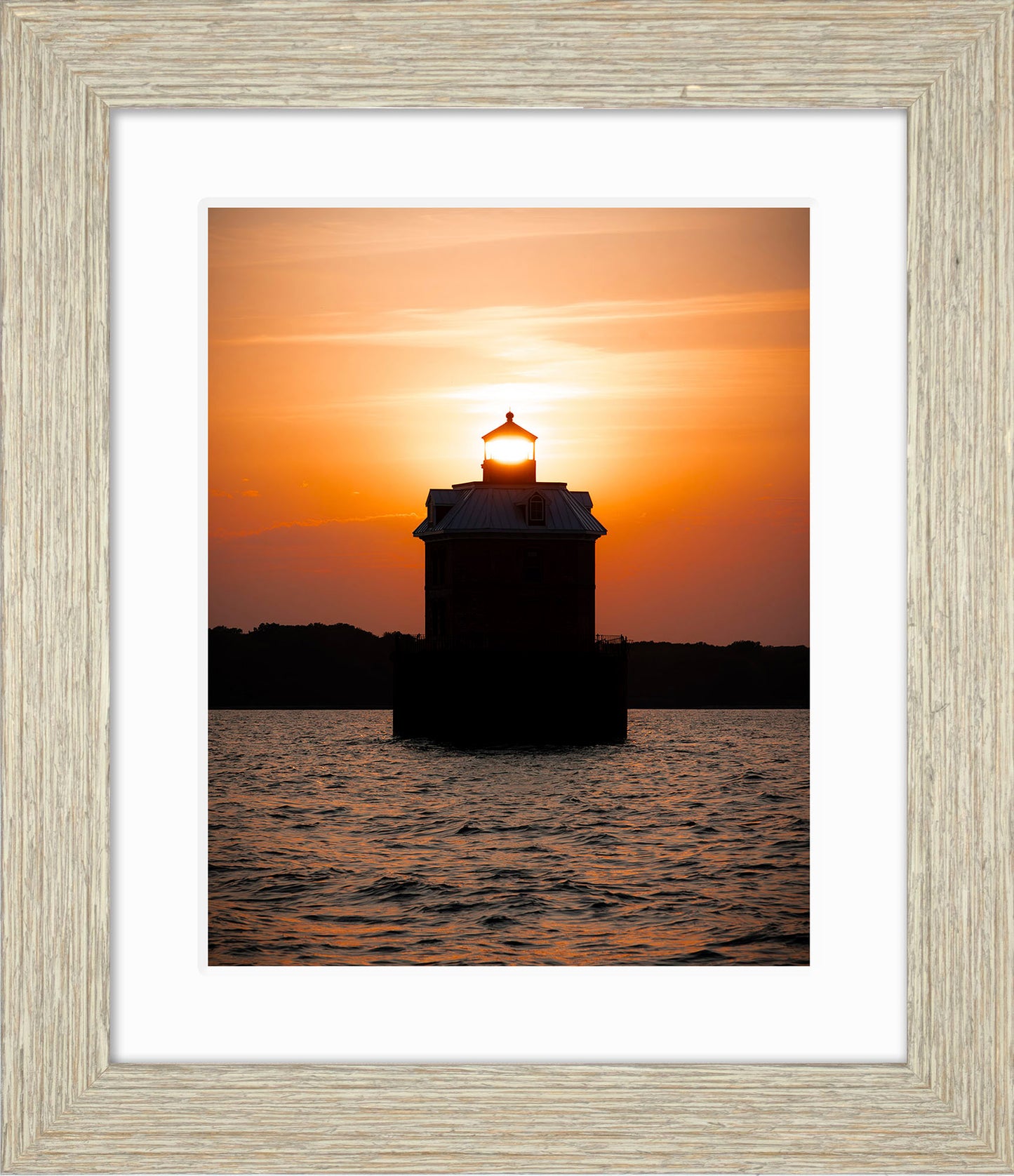 Sunfire Through Sandy Point Light