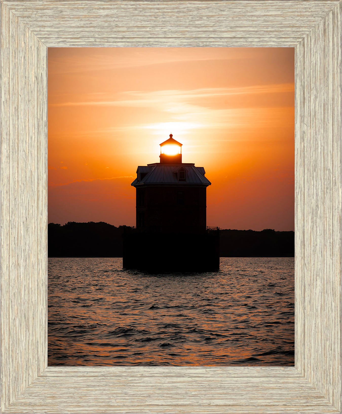 Sunfire Through Sandy Point Light