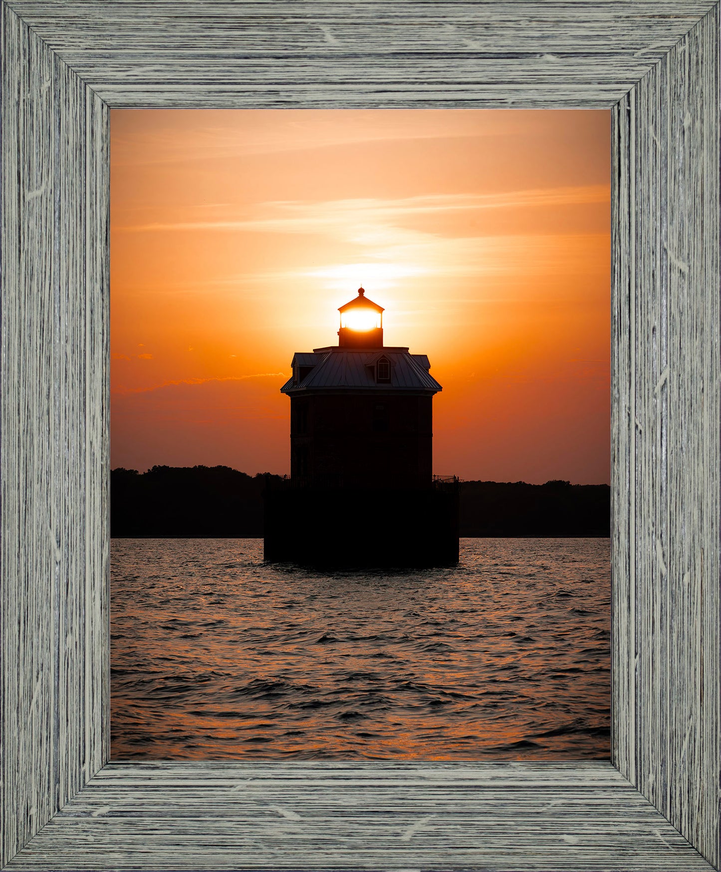 Sunfire Through Sandy Point Light