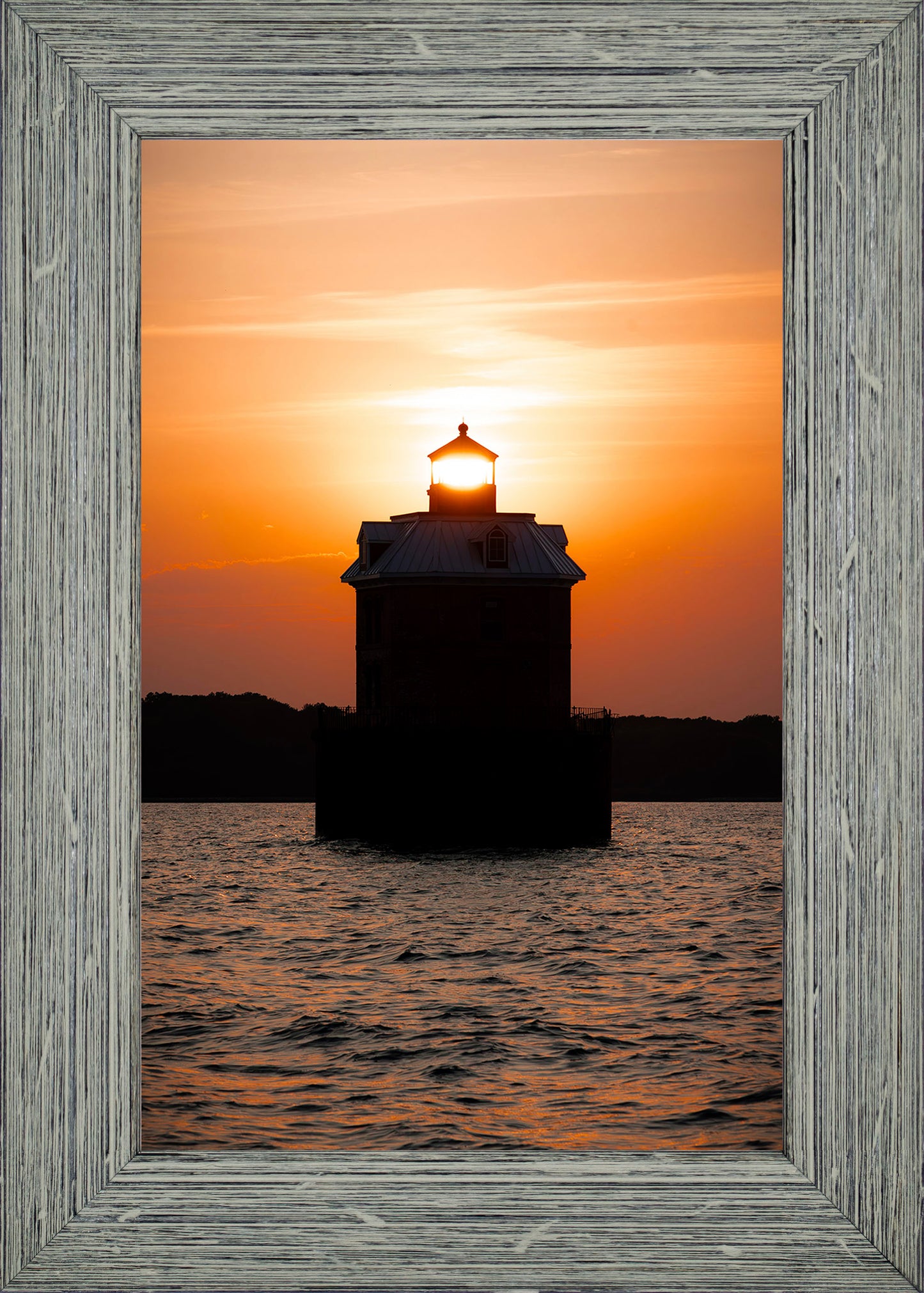 Sunfire Through Sandy Point Light