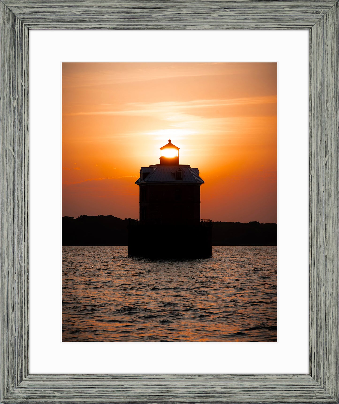 Sunfire Through Sandy Point Light
