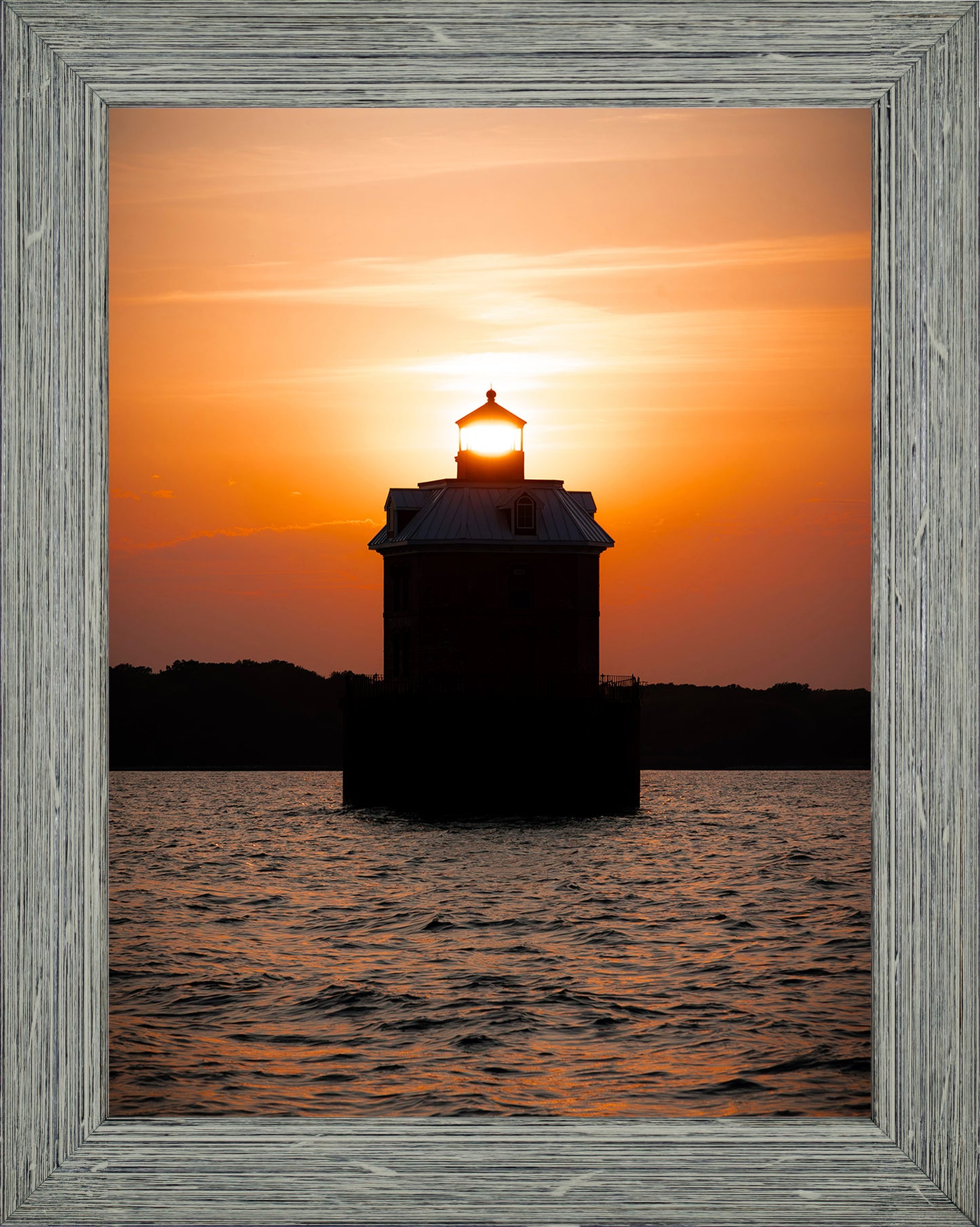 Sunfire Through Sandy Point Light