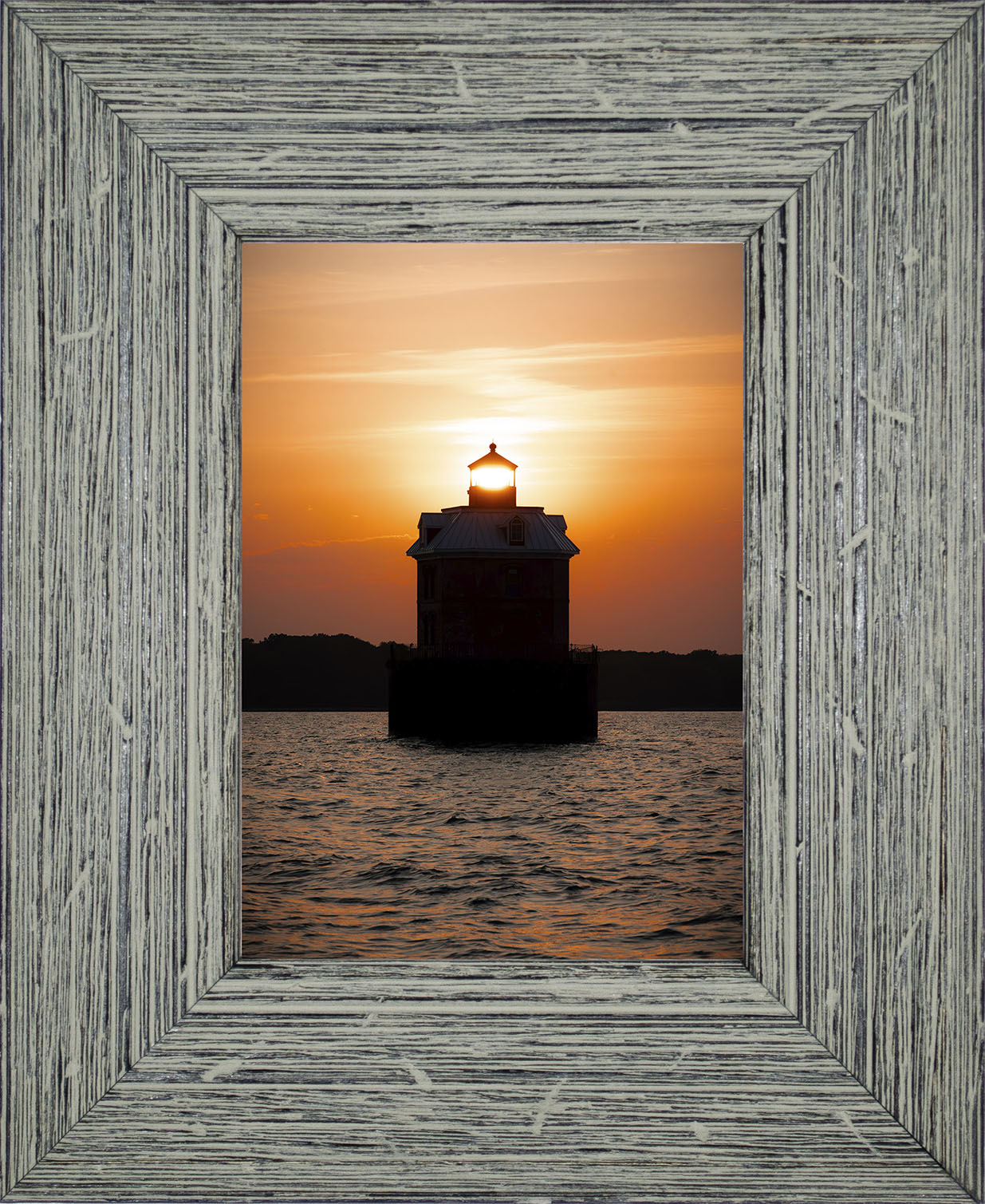 Sunfire Through Sandy Point Light