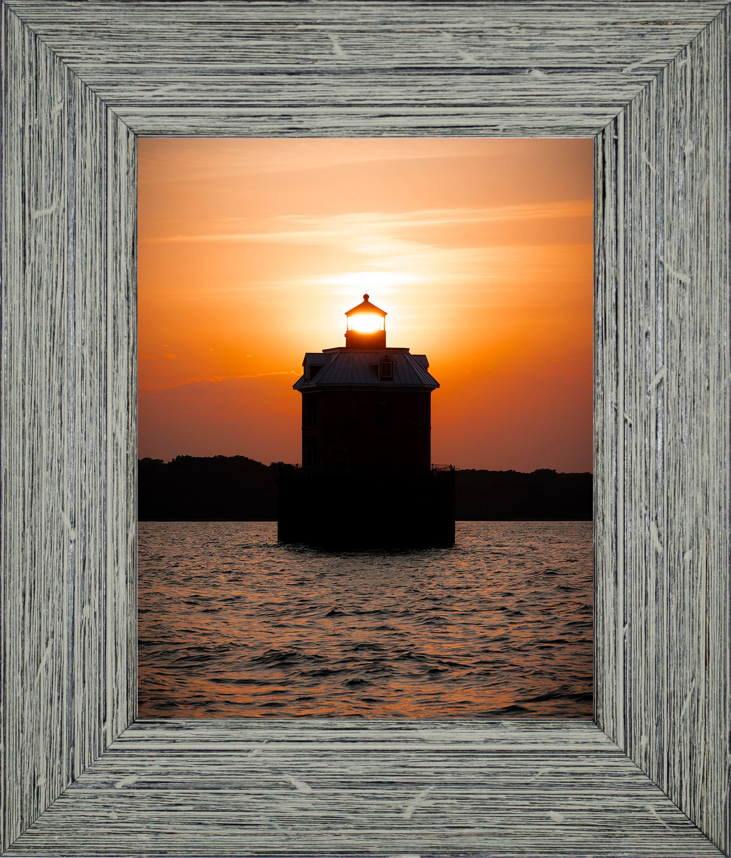 Sunfire Through Sandy Point Light