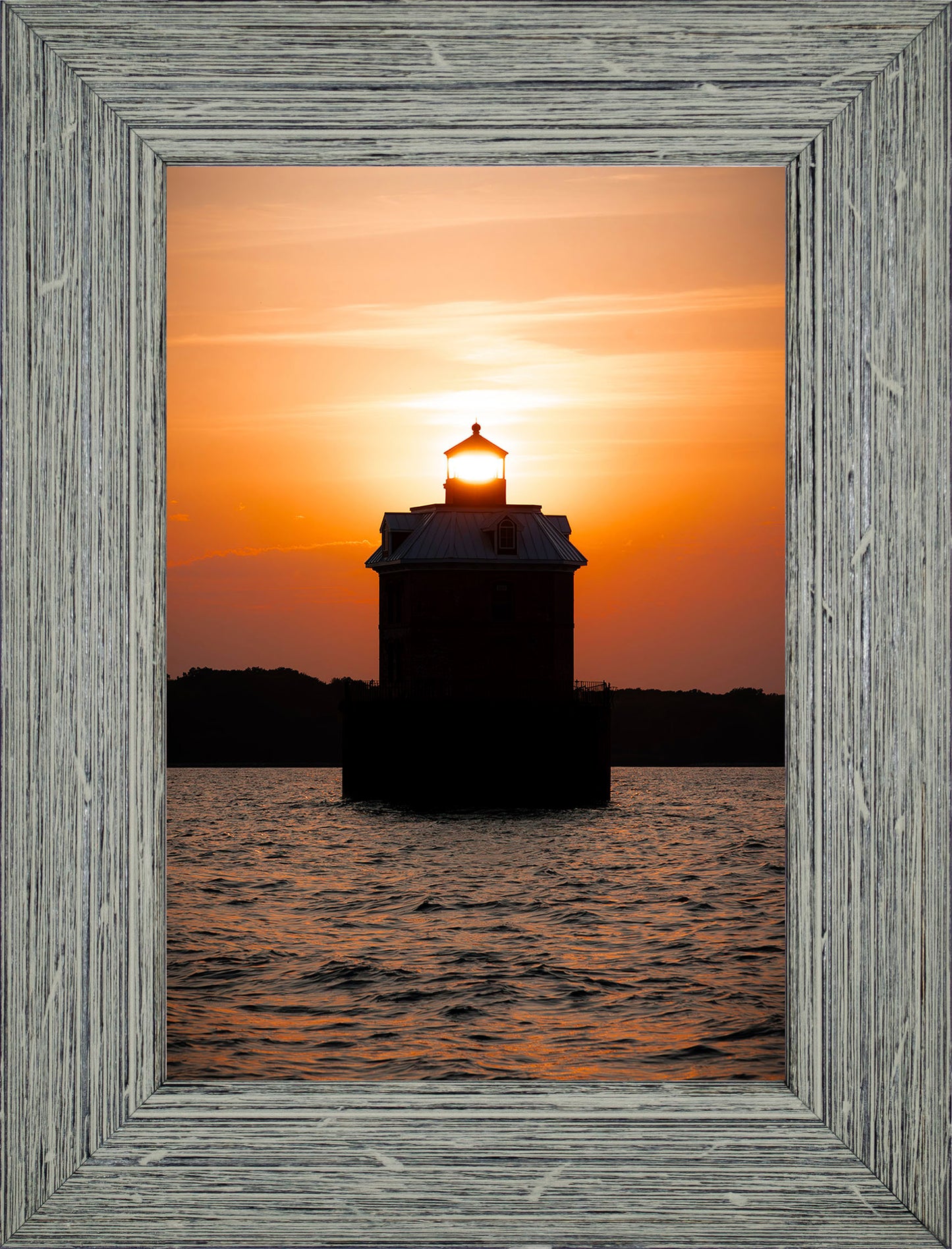 Sunfire Through Sandy Point Light