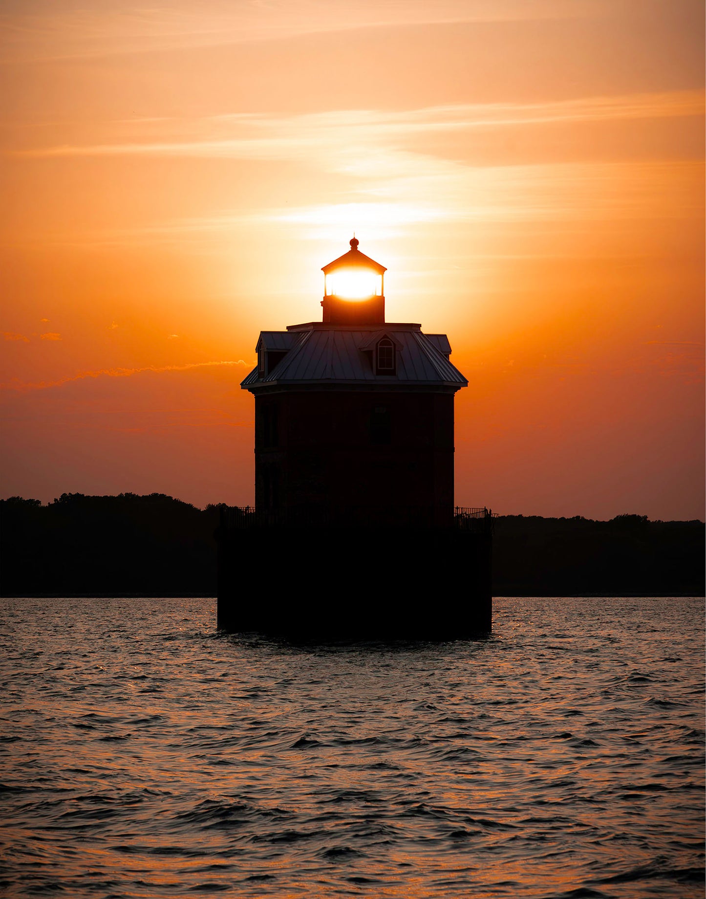 Sunfire Through Sandy Point Light