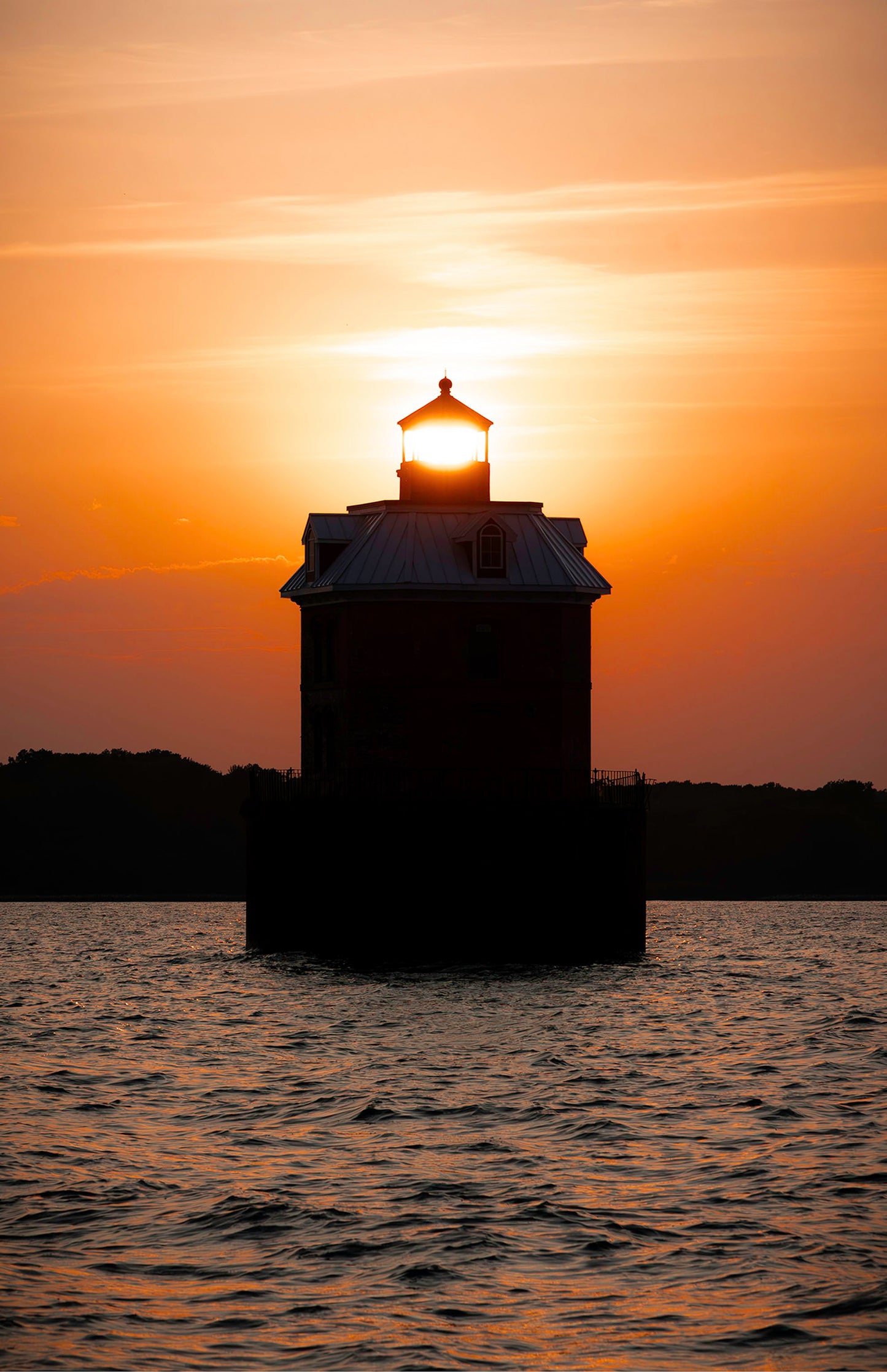 Sunfire Through Sandy Point Light