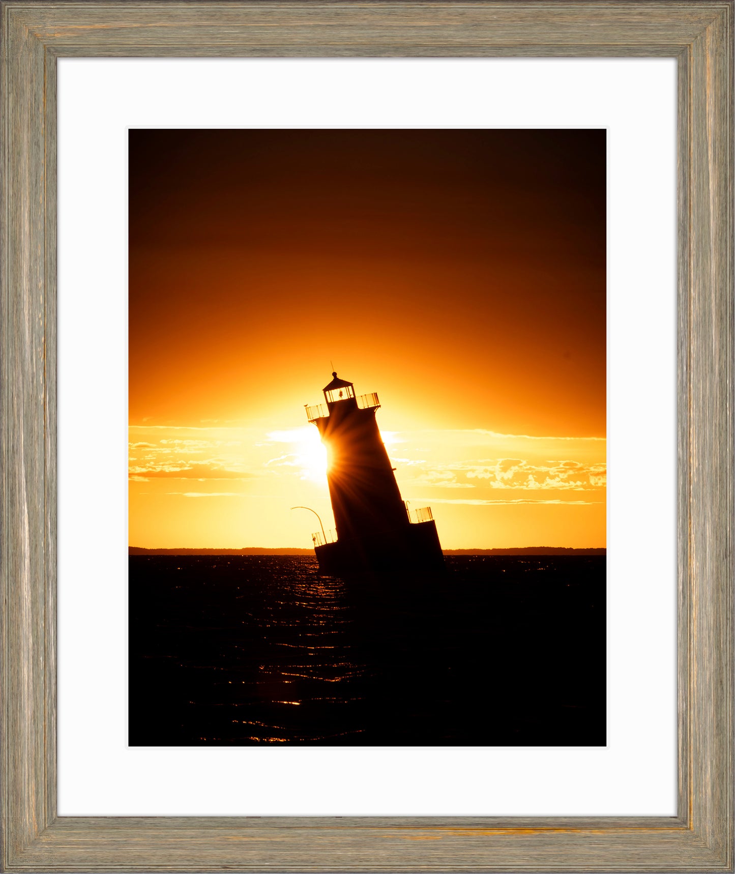 Sunrise at Sharps Island Light