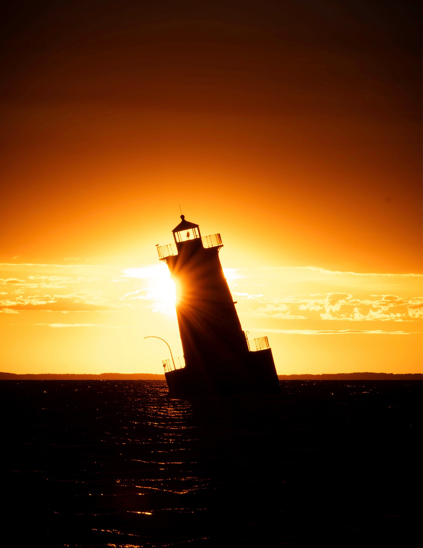 Sunrise at Sharps Island Light
