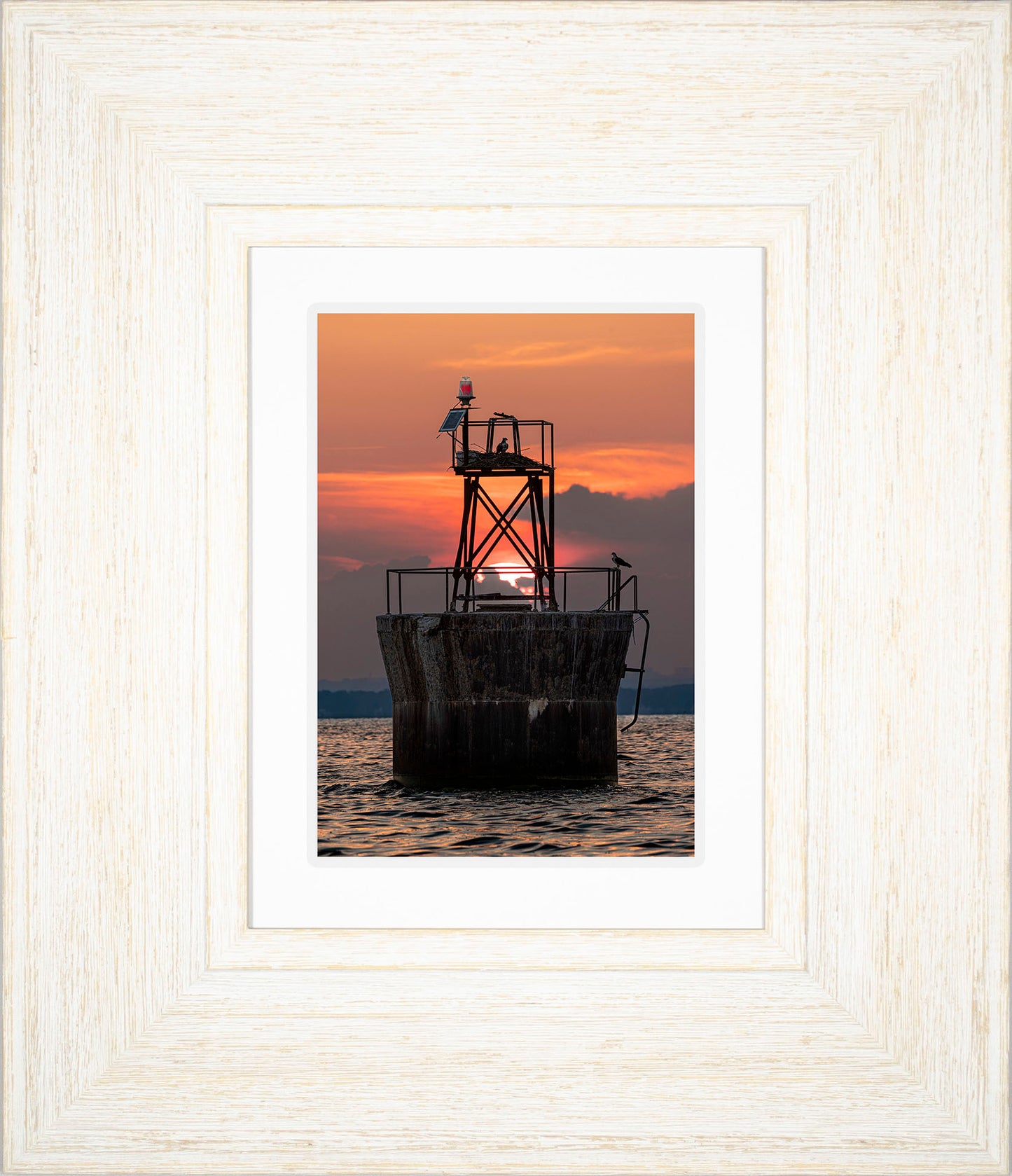 Sunset at Pooles Island Bar Light