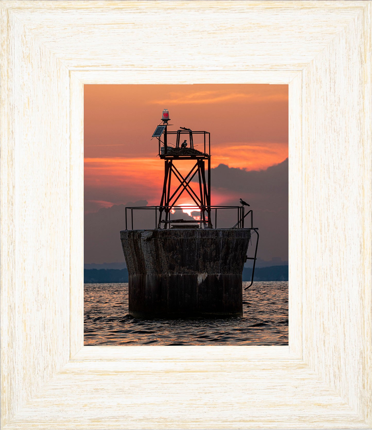 Sunset at Pooles Island Bar Light