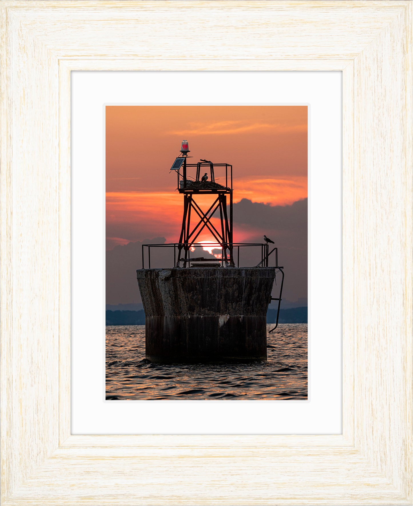 Sunset at Pooles Island Bar Light