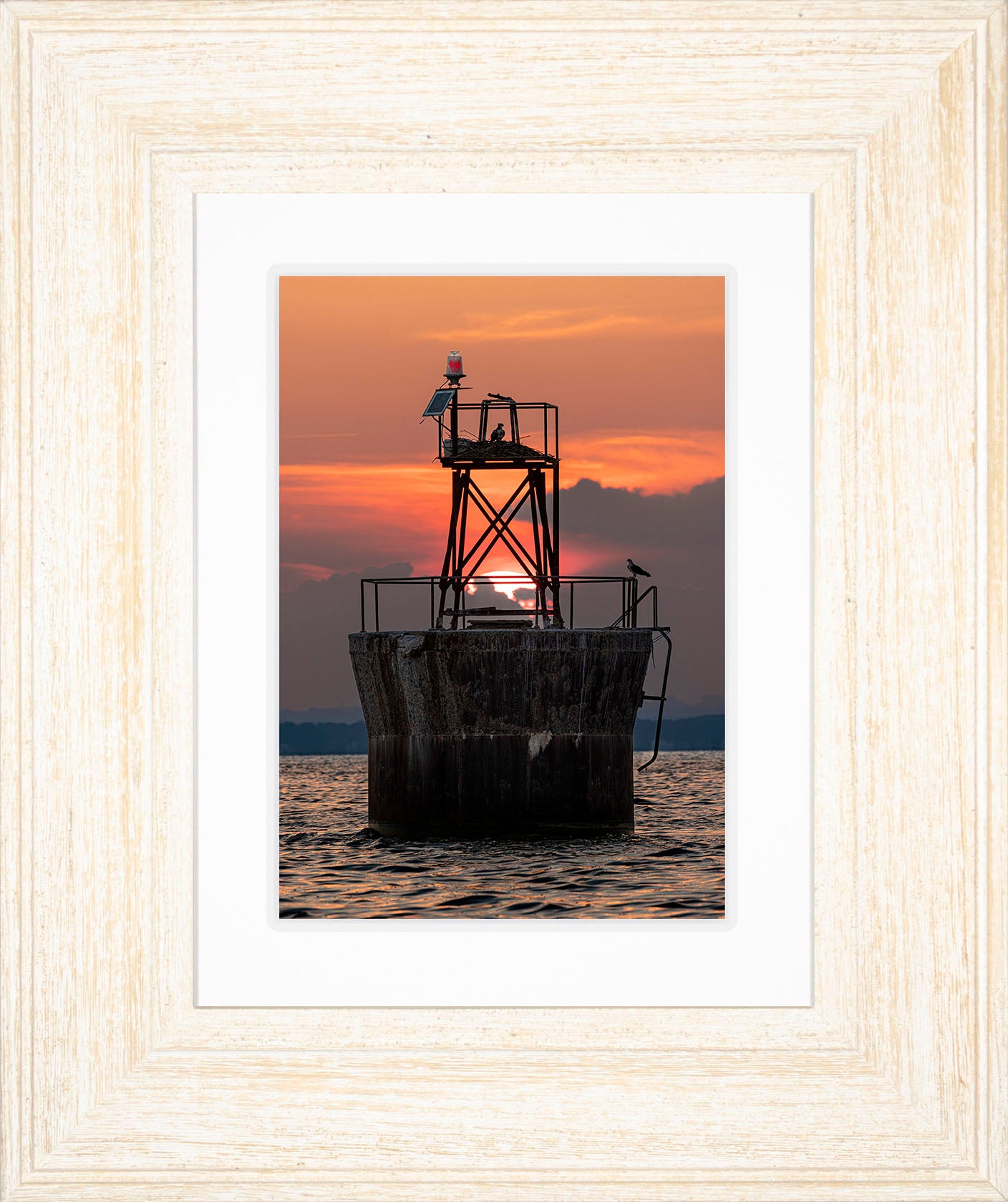 Sunset at Pooles Island Bar Light