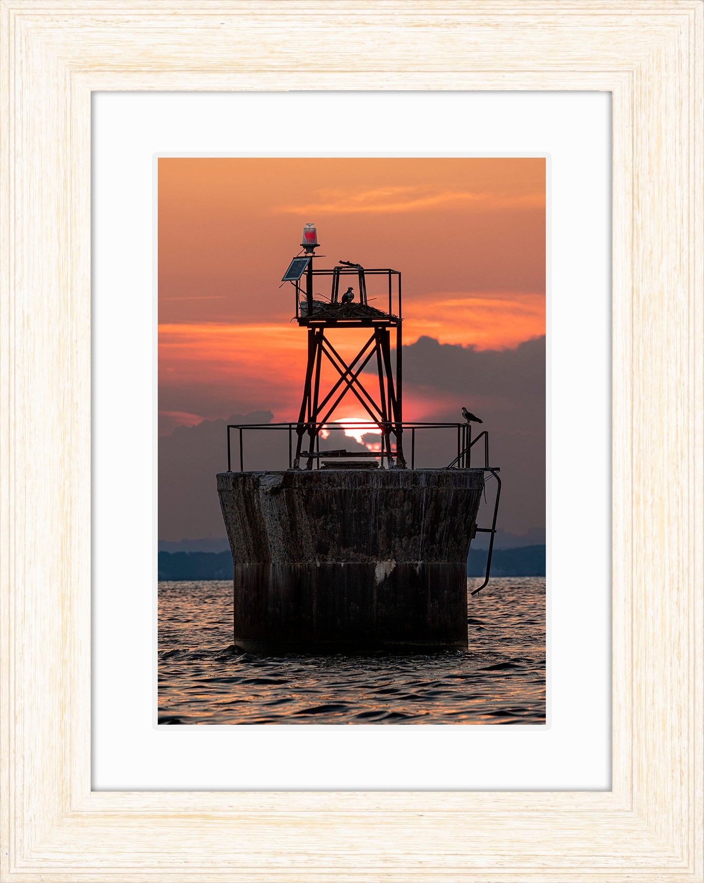 Sunset at Pooles Island Bar Light