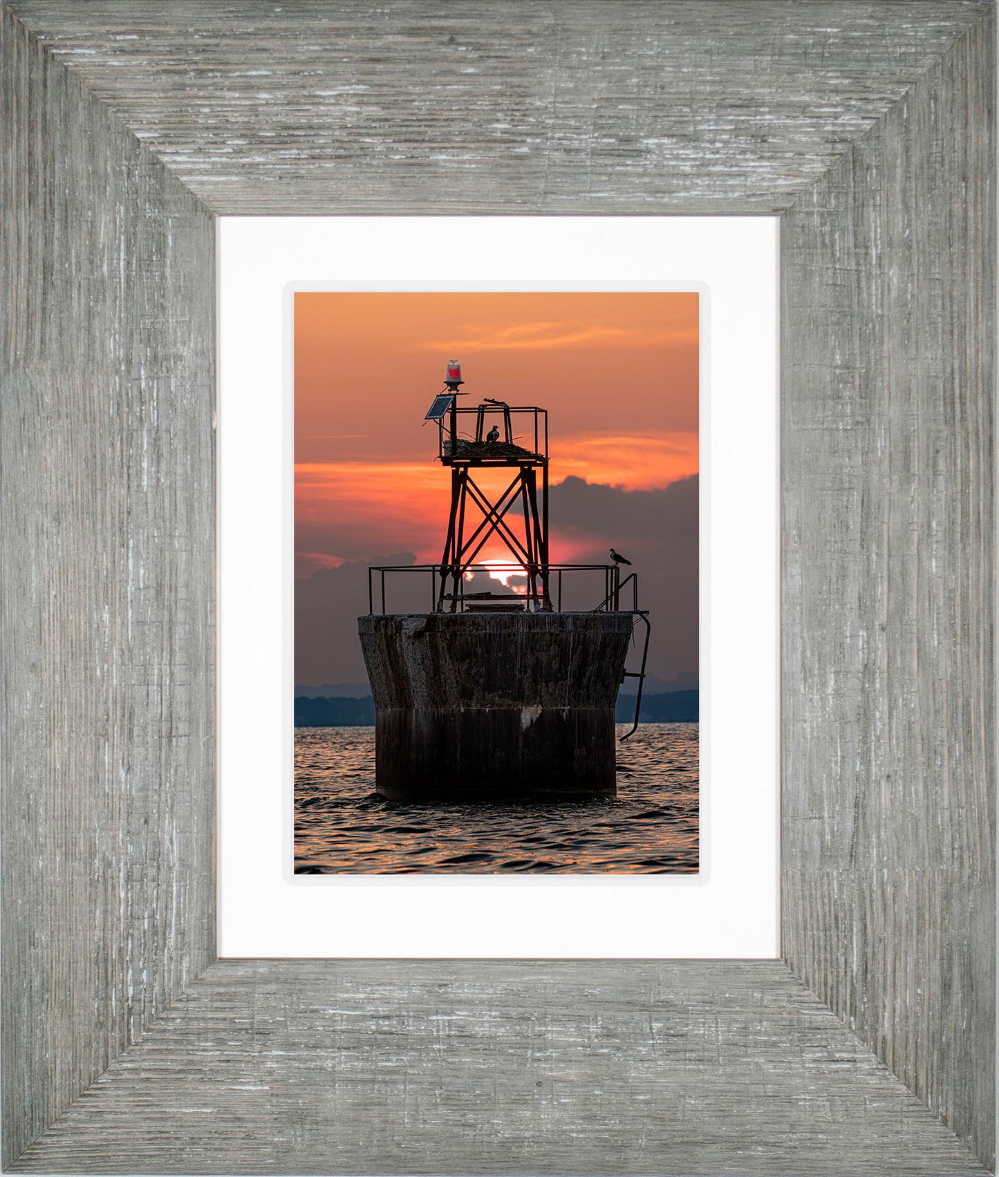 Sunset at Pooles Island Bar Light