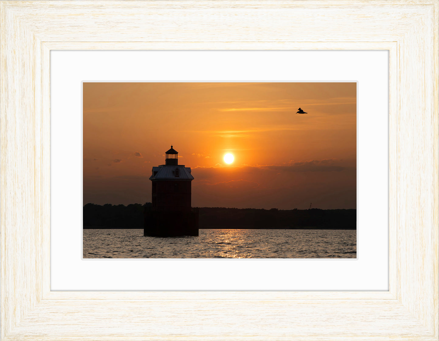 Sunset at Sandy Point Light
