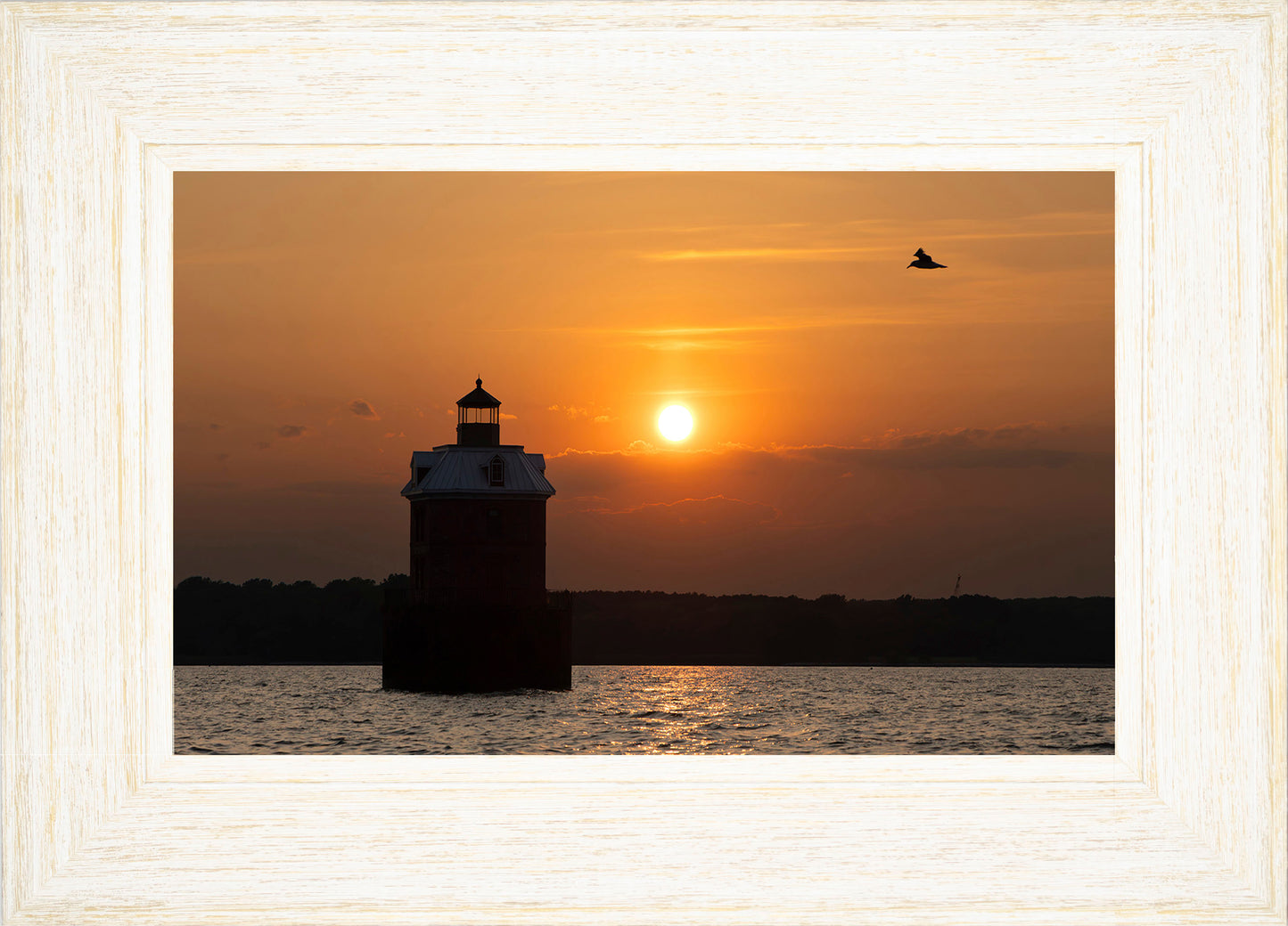 Sunset at Sandy Point Light