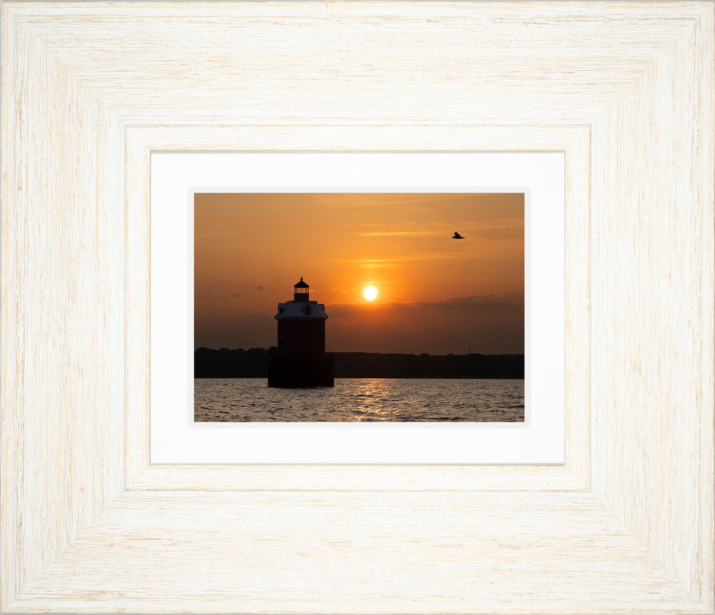 Sunset at Sandy Point Light