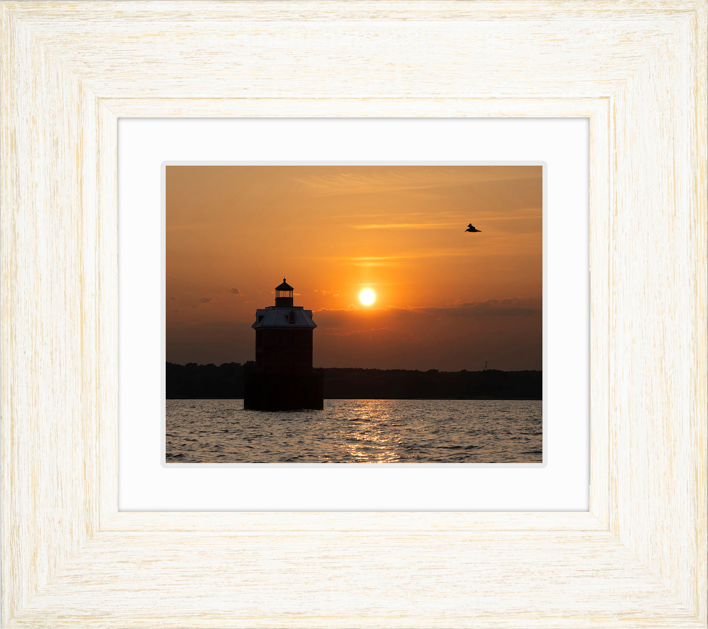 Sunset at Sandy Point Light