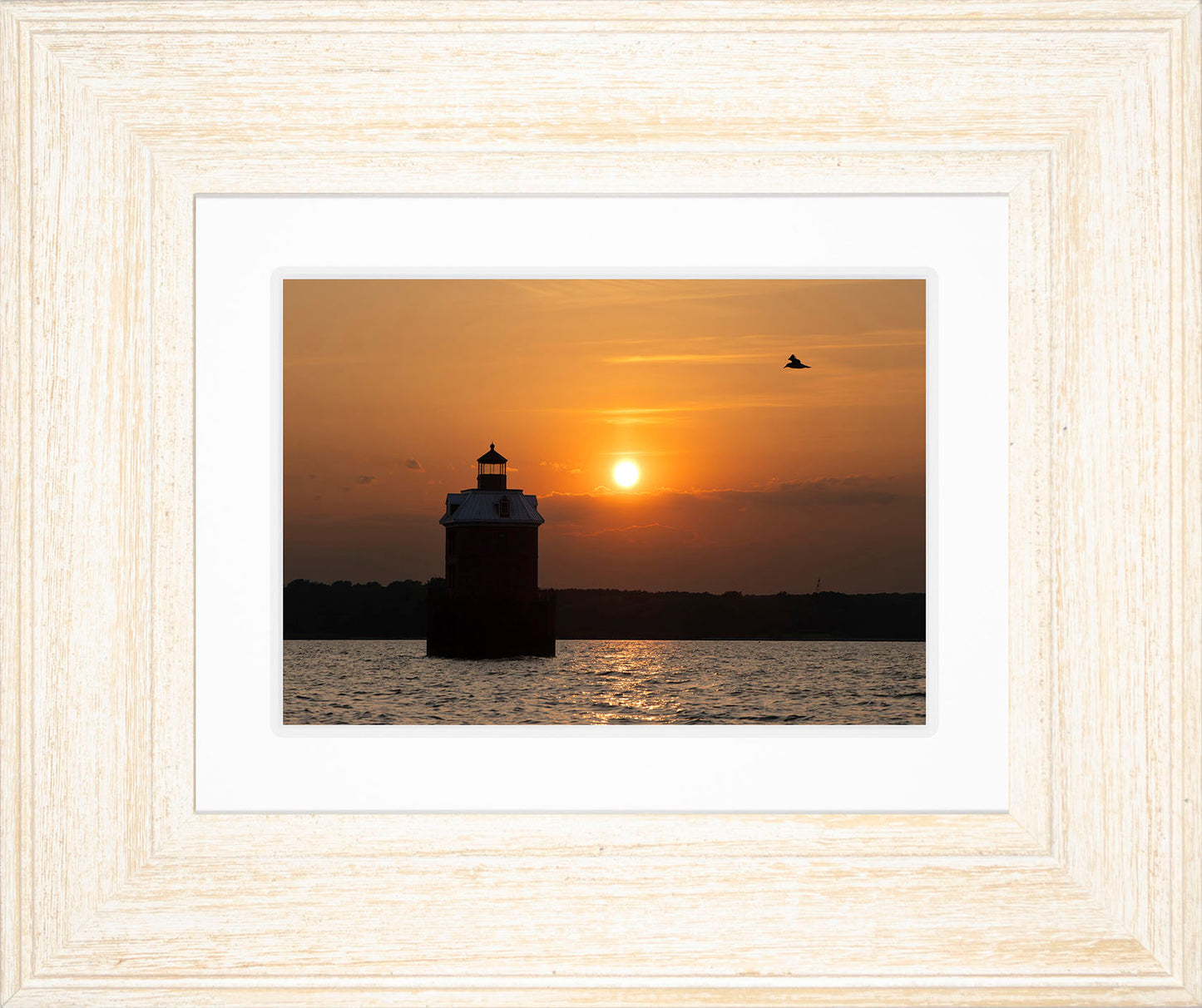 Sunset at Sandy Point Light