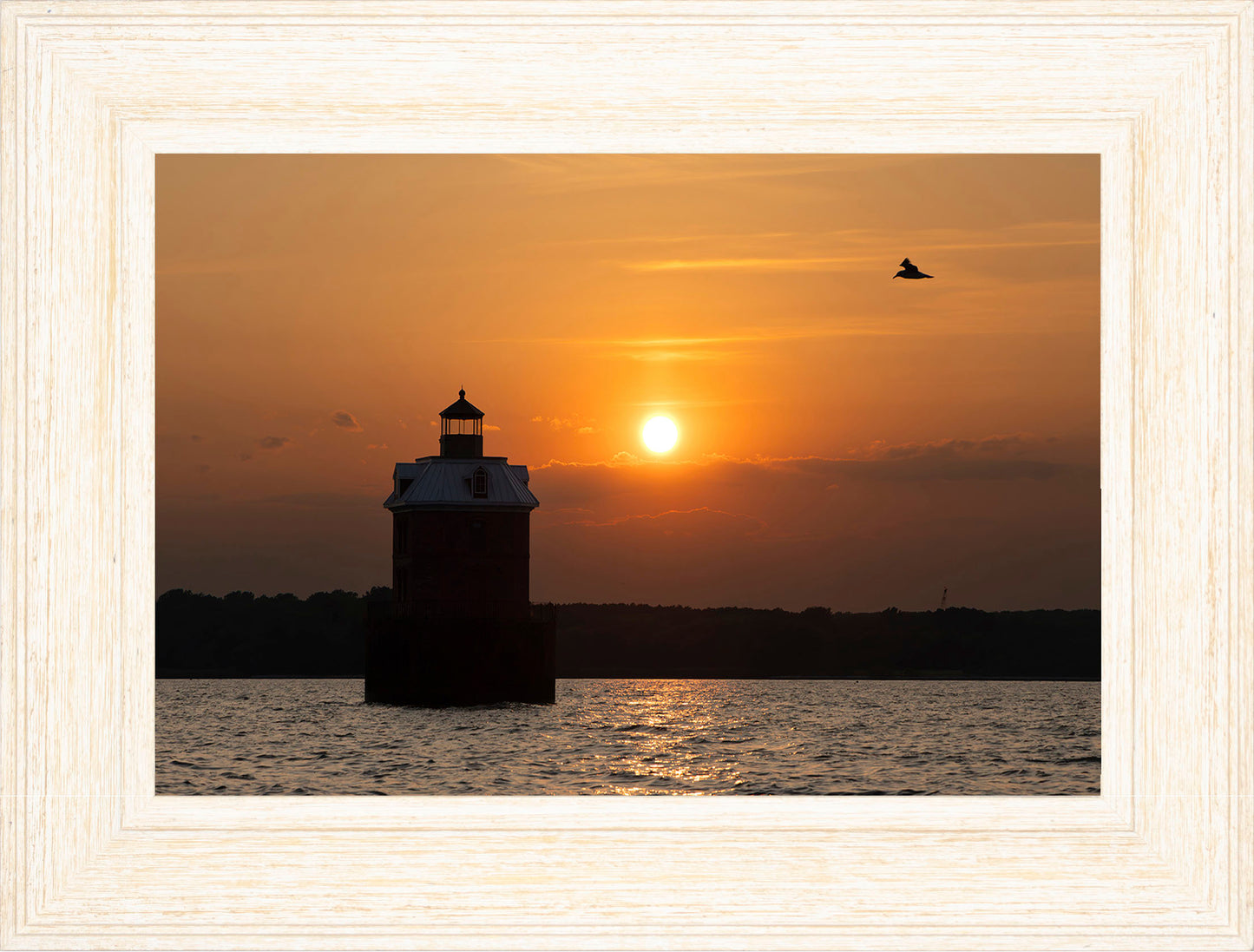 Sunset at Sandy Point Light