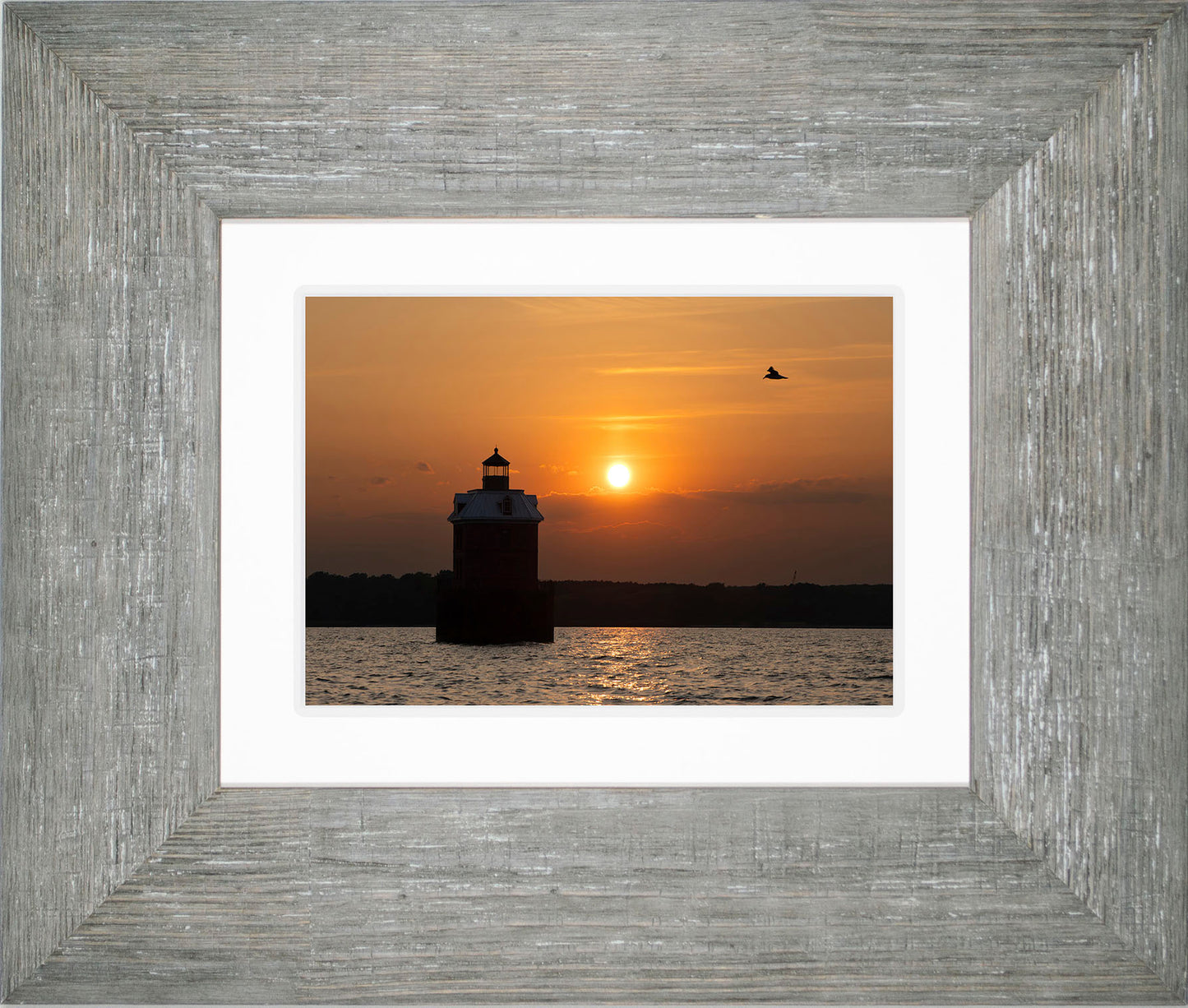 Sunset at Sandy Point Light